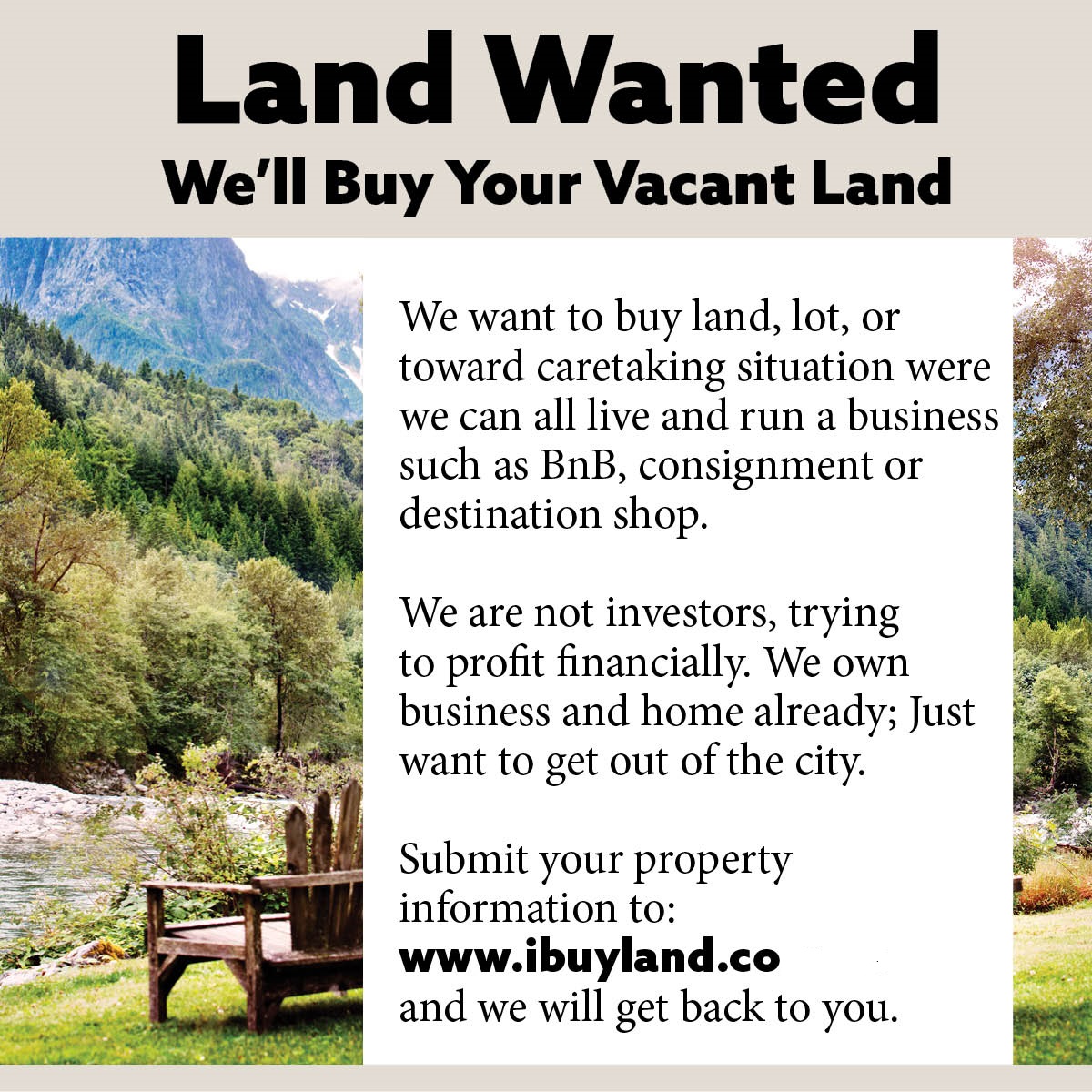 I Buy Land
